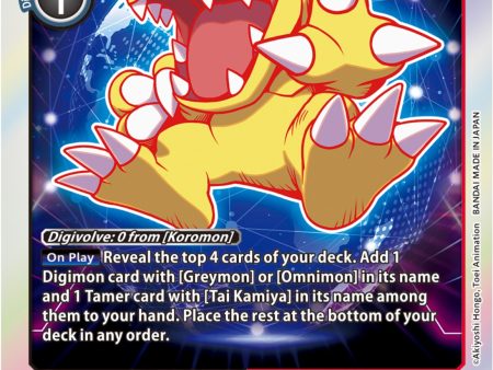 Agumon [BT12-059] (Official Tournament Pack Vol.11) [Across Time] Cheap