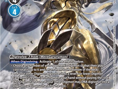 CresGarurumon [EX4-049] (Alternate Art) [Alternative Being Booster] on Sale