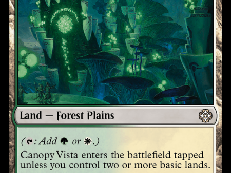 Canopy Vista [The Lost Caverns of Ixalan Commander] Hot on Sale