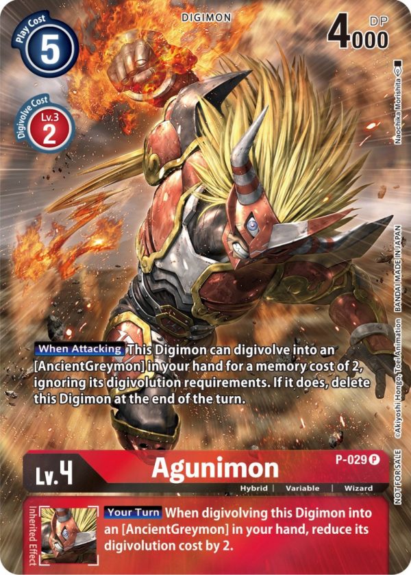 Agunimon [P-029] (2nd Anniversary Frontier Card) [Promotional Cards] Online