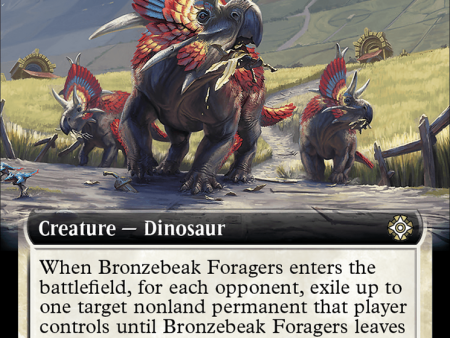 Bronzebeak Foragers (Extended Art) [The Lost Caverns of Ixalan Commander] For Discount