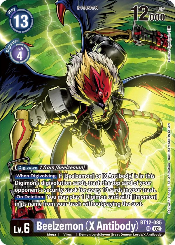 Beelzemon (X Antibody) [BT12-085] (Premium Binder Set) [Across Time Promos] For Cheap