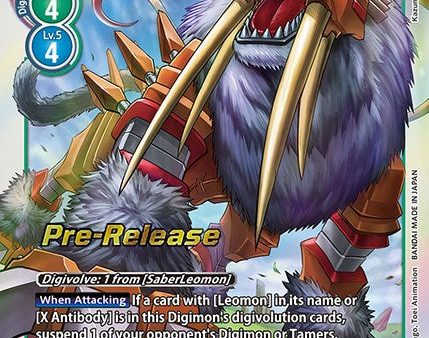 Dinotigermon [BT9-056] [X Record Pre-Release Promos] on Sale