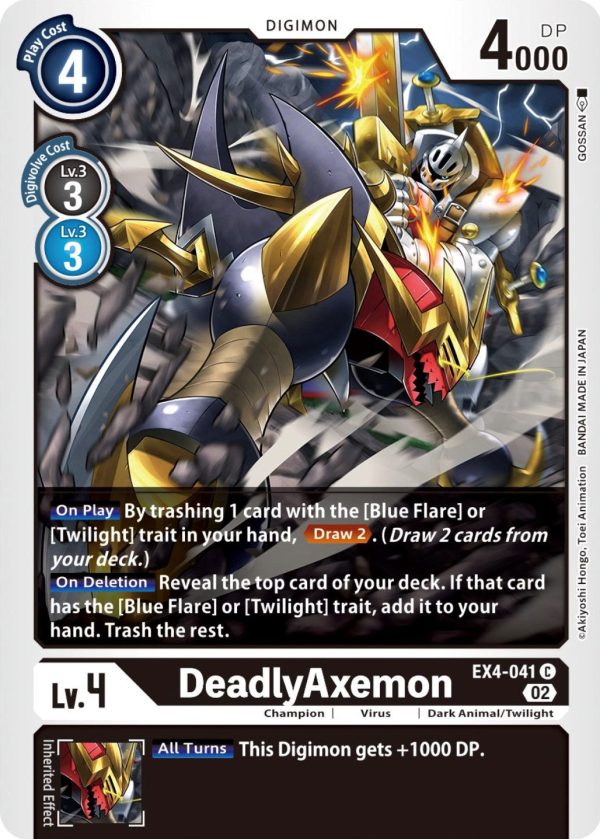 DeadlyAxemon [EX4-041] [Alternative Being Booster] Discount