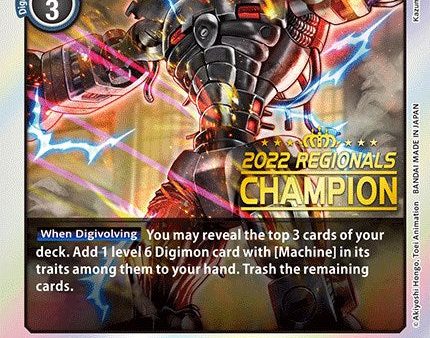 Andromon [EX1-048] (2022 Championship Online Regional) (Online Champion) [Classic Collection Promos] Discount