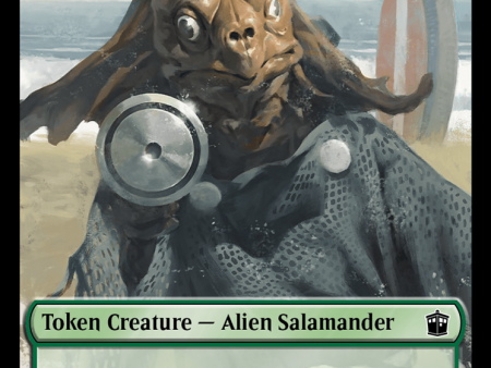 Alien Salamander    Mutant Double-Sided Token [Doctor Who Tokens] Hot on Sale