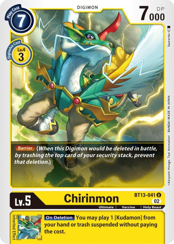 Chirinmon [BT13-041] [Versus Royal Knights Booster] Online