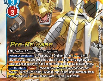 ZeigGreymon [BT11-031] [Dimensional Phase Pre-Release Promos] Sale