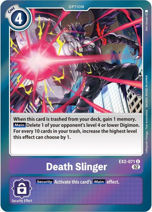 Death Slinger [EX2-071] (Alternate Art) [Starter Deck: Beelzemon Advanced Deck Set] Supply