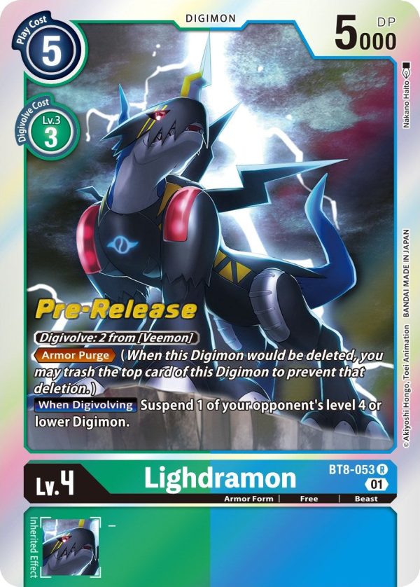 Lighdramon [BT8-053] [New Awakening Pre-Release Cards] Online