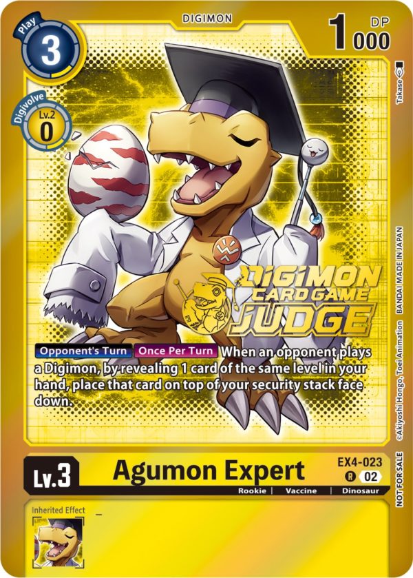 Agumon Expert [EX4-023] (Judge Pack 4) [Alternative Being Booster Promos] Online now