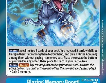 Blazing Memory Boost! [BT10-097] [Revision Pack Cards] Cheap