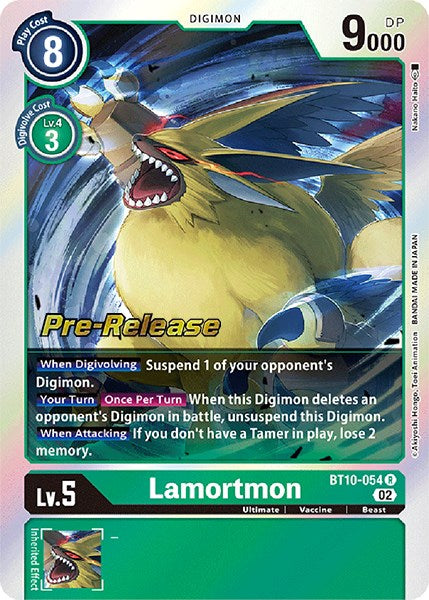 Lamortmon [BT10-054] [Xros Encounter Pre-Release Cards] Sale