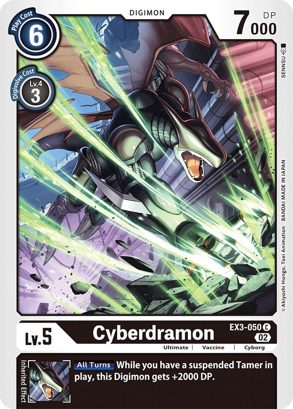 Cyberdramon [EX3-050] [Draconic Roar] on Sale